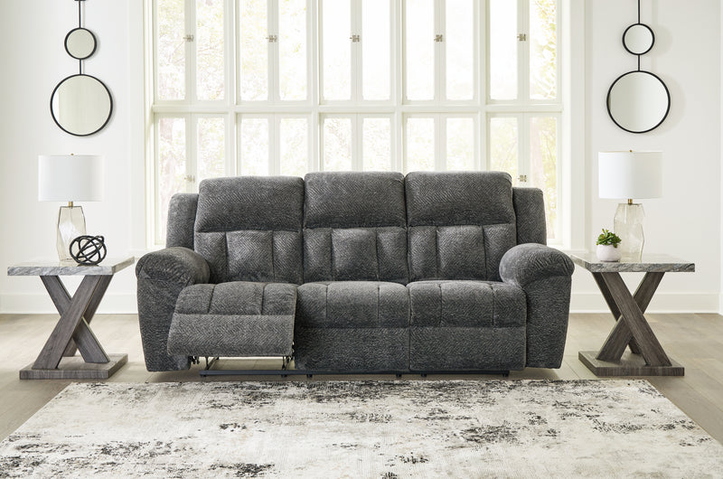 Frohn Graphite Reclining Sofa - 3740688