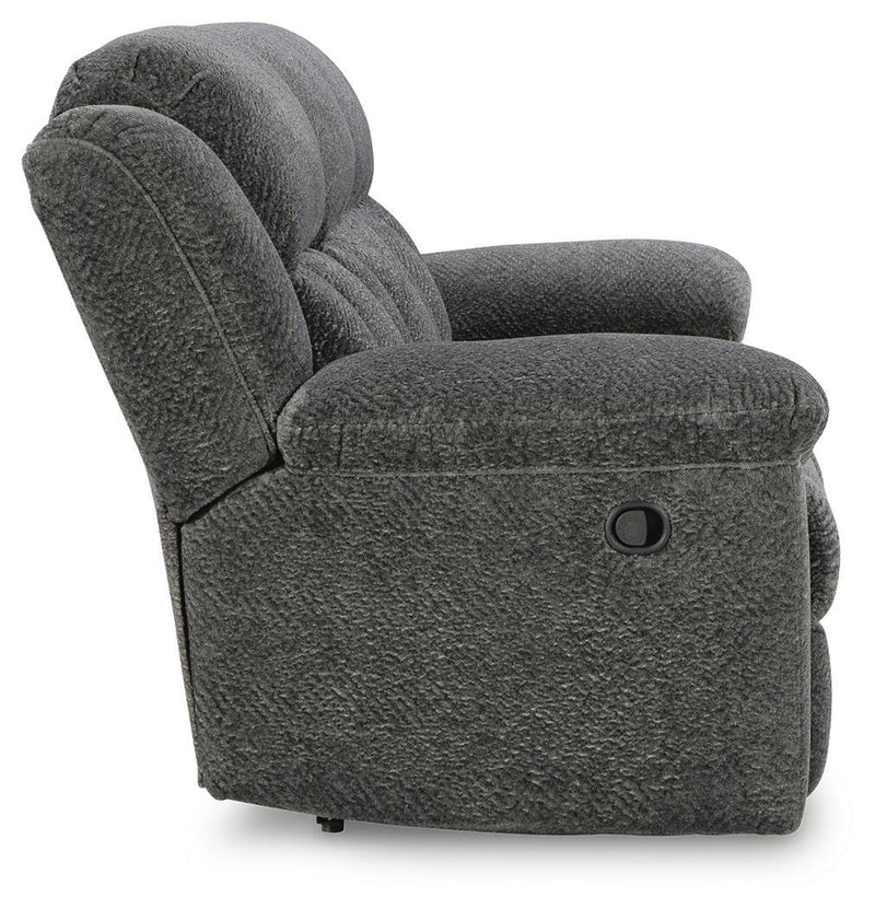 Frohn Graphite Reclining Sofa and Recliner - 37406U2