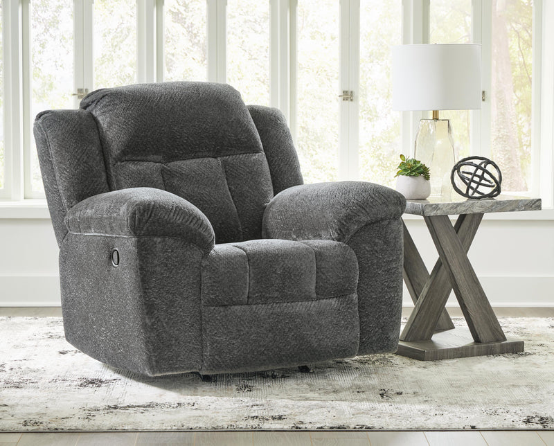 Frohn Graphite Reclining Sofa and Recliner - 37406U2