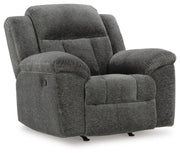 Frohn Graphite Reclining Sofa and Recliner - 37406U2