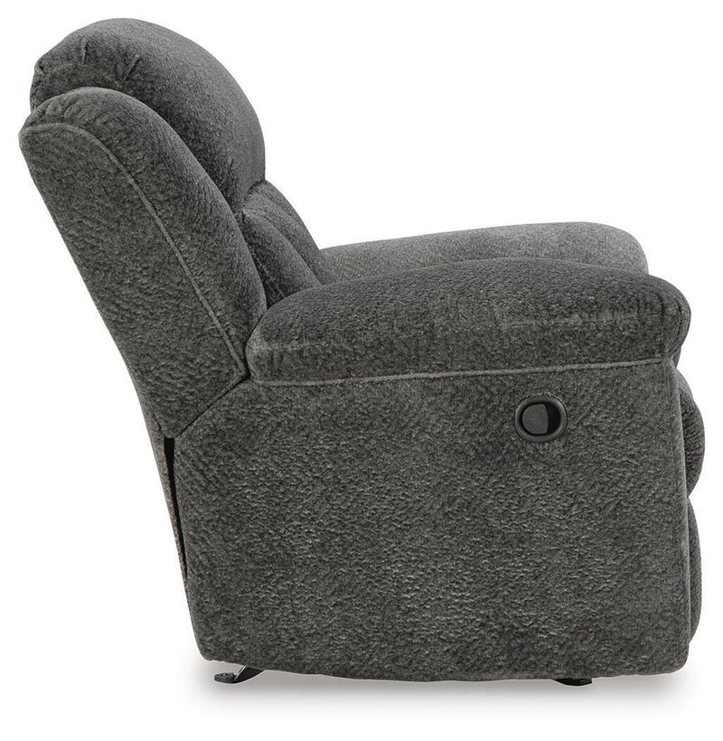 Frohn Graphite Reclining Sofa and Recliner - 37406U2