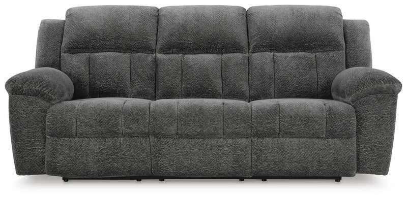 Frohn Graphite Reclining Sofa, Loveseat and Recliner - 37406U4