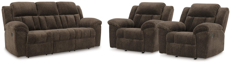 Frohn Reclining Sofa and 2 Recliners - 37407U6