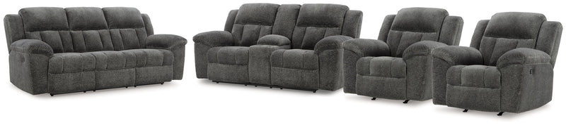 Frohn Reclining Sofa and Loveseat and 2 Recliners - 37406U6