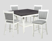 Fulton Chalk Grey Counter Height Set - Gate FurnitureCounter Height Set