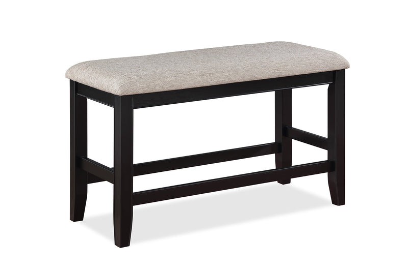Fulton Charcoal/Light Gray Extendable Counter Height Dining Set - Gate FurnitureCounter Height Set