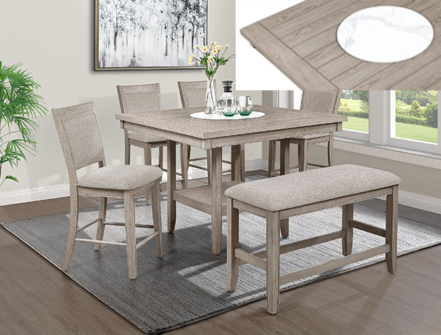 Fulton Counter Ht Chair White Oak, Set of 2 - 2727MB-S-24