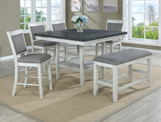 Fulton Counter Ht. Table Chalk Grey - Gate Furniture