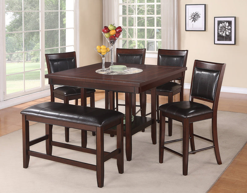 Fulton Espresso Counter Height Dining Set - Gate FurnitureCounter Height Set