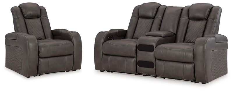Fyne-Dyme Power Reclining Loveseat and Recliner - 36602U4