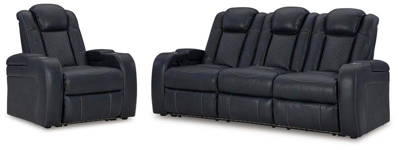 Fyne-Dyme Power Reclining Sofa and Power Recliner - 36603U3