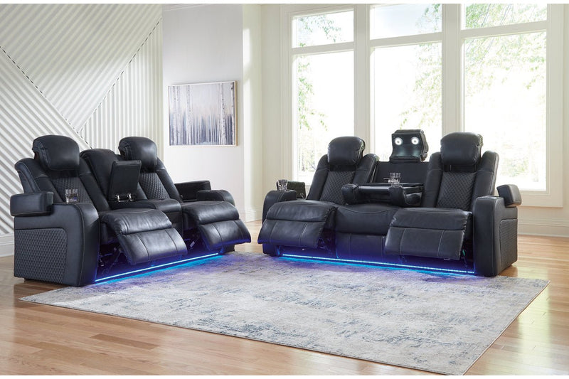 Fyne - Dyme Sapphire Power Reclining Living Room Set - Gate FurniturePower Reclining Living Room Set