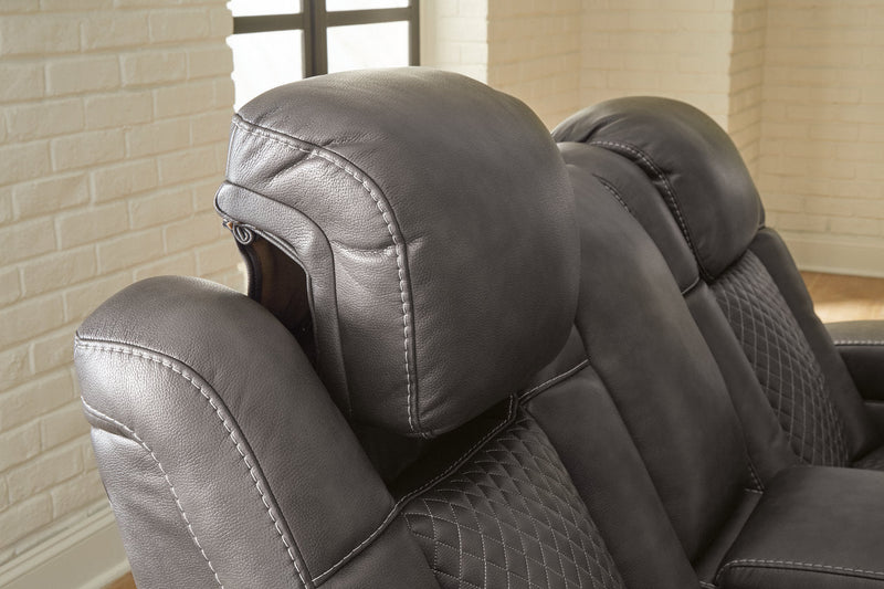 Fyne - Dyme Shadow Power Reclining Living Room Set - Gate FurniturePower Reclining Living Room Set