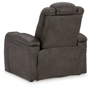 Fyne-Dyme Sofa, Loveseat and Recliner in Shadow - PKG016477