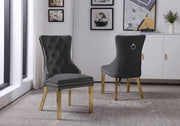 G6087-BLACK-GOLD, Set of 2 - G6087-BLACK-GOLD
