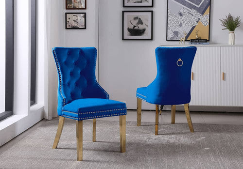 G6087-BLUE-GOLD, Set of 2 - G6087-BLUE-GOLD