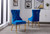 G6087-BLUE-GOLD, Set of 2 - G6087-BLUE-GOLD