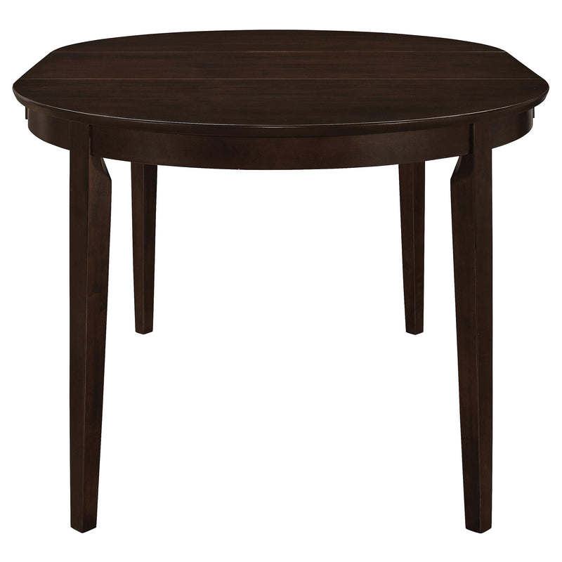 Gabriel 5-piece Extension Leaf Dining Table Set Cappuccino - 100770-S5