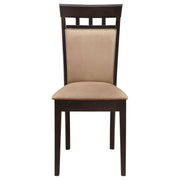 Gabriel 5-piece Extension Leaf Dining Table Set Cappuccino - 100770-S5A