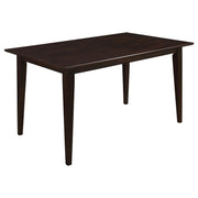 Gabriel 5-piece Rectangular 59-inch Dining Set Cappuccino - 100771-S5