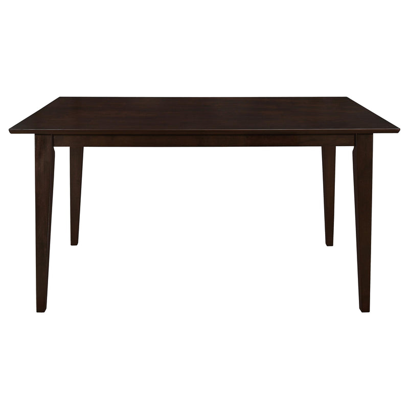 Gabriel 5-piece Rectangular 59-inch Dining Set Cappuccino - 100771-S5
