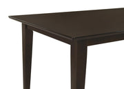 Gabriel 5-piece Rectangular 59-inch Dining Set Cappuccino - 100771-S5