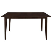 Gabriel 5-piece Rectangular 59-inch Dining Set Cappuccino - 100771-S5A