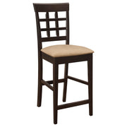 Gabriel 5-piece Square Counter Height Dining Set Cappuccino - 100438-S5