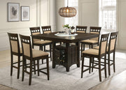 Gabriel 52-inch Counter Height Dining Table Cappuccino - 100438