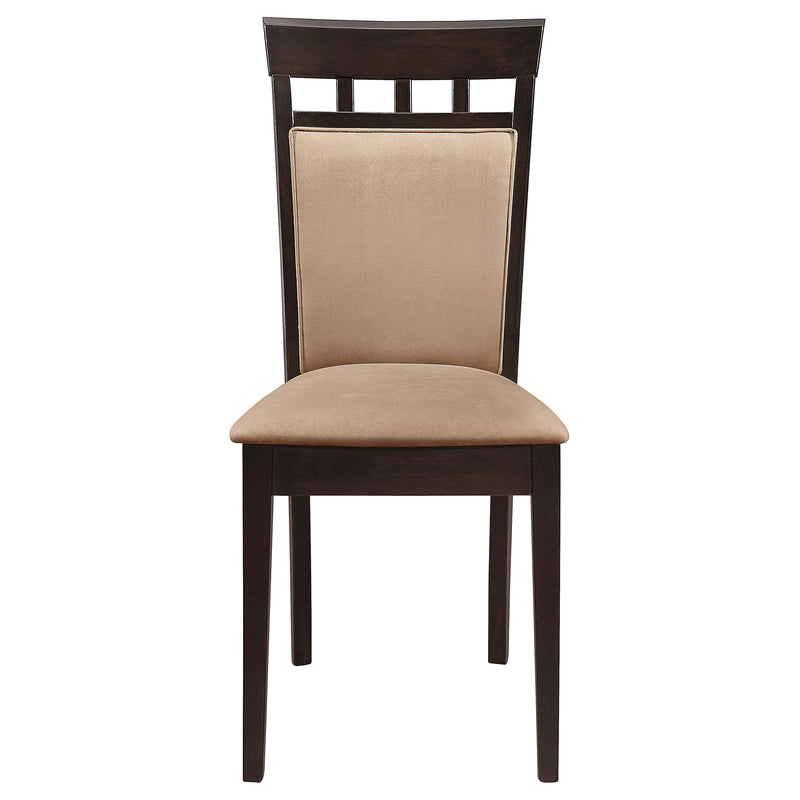 Gabriel 7-piece Extension Leaf Dining Table Set Cappuccino - 100770-S7A
