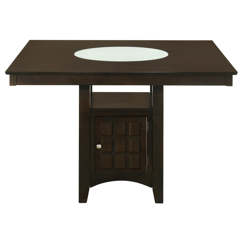 Gabriel 7-piece Square Counter Height Dining Set Cappuccino - 100438-S7
