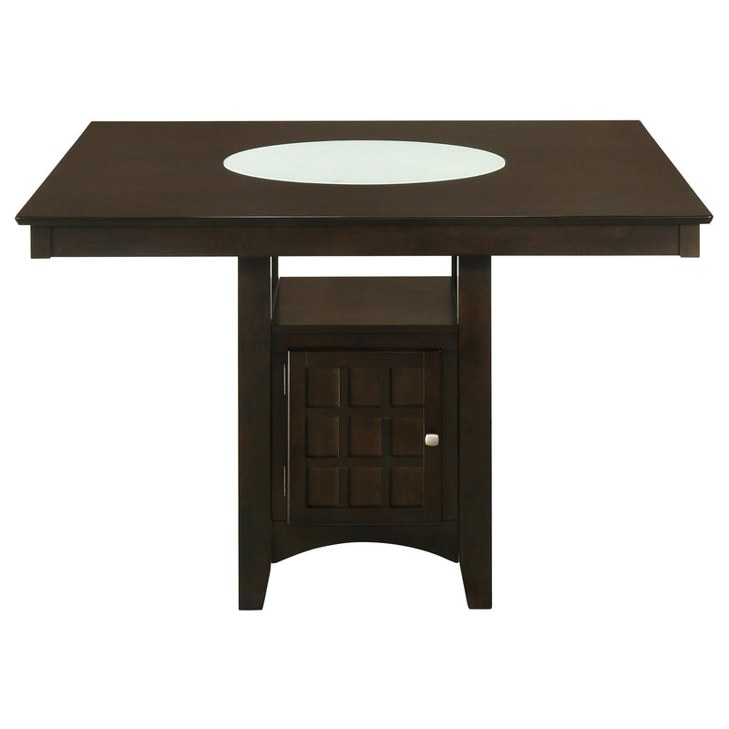 Gabriel 7-piece Square Counter Height Dining Set Cappuccino - 100438-S7A