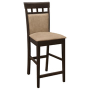 Gabriel 7-piece Square Counter Height Dining Set Cappuccino - 100438-S7A