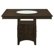 Gabriel 9-piece Square Counter Height Dining Set Cappuccino - 100438-S9A