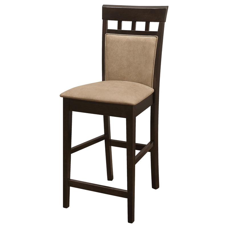 Gabriel Closed Back Counter Chair Cappuccino (Set of 2) - 100219
