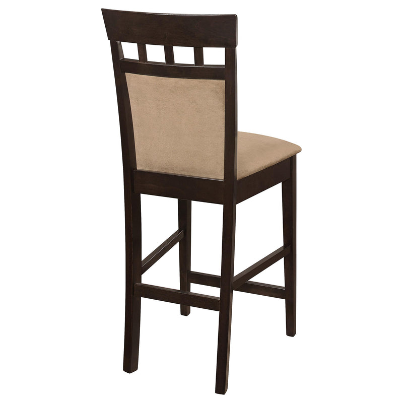 Gabriel Closed Back Counter Chair Cappuccino (Set of 2) - 100219