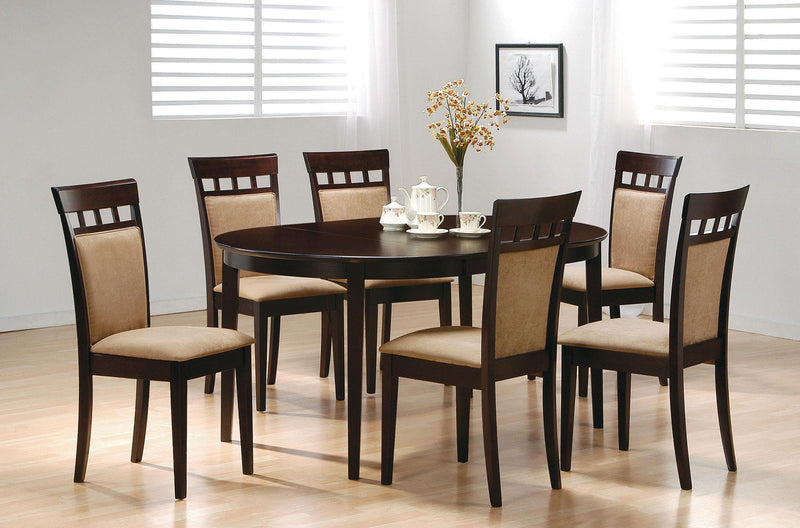 Gabriel Closed Back Dining Side Chair Cappuccino (Set of 2) - 100773