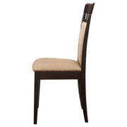 Gabriel Closed Back Dining Side Chair Cappuccino (Set of 2) - 100773