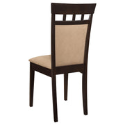 Gabriel Closed Back Dining Side Chair Cappuccino (Set of 2) - 100773
