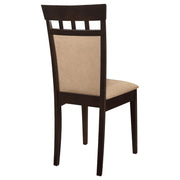Gabriel Closed Back Dining Side Chair Cappuccino (Set of 2) - 100773