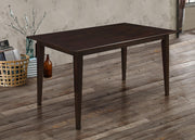 Gabriel Rectangular 59-inch Wood Dining Table Cappuccino - 100771
