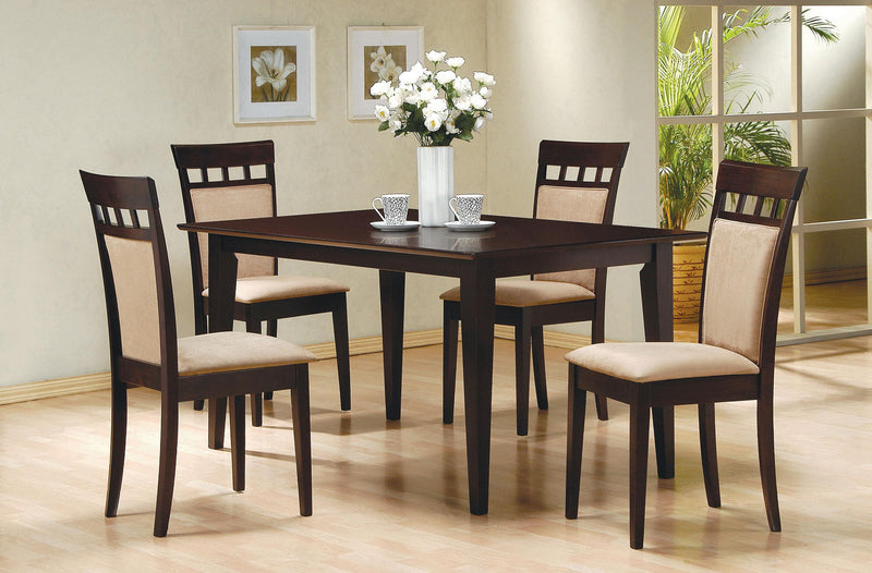 Gabriel Rectangular 59-inch Wood Dining Table Cappuccino - 100771