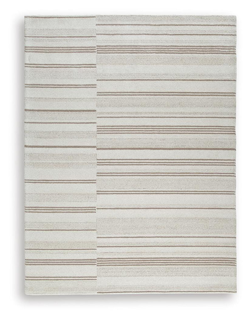 Gadence Ivory/Tan 7'8" x 10' Area Rug - R407641