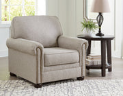 Gaelon Chair and Ottoman in Dune - PKG015823