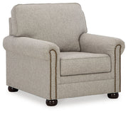 Gaelon Sofa, Loveseat, Chair and Ottoman in Dune - PKG015825