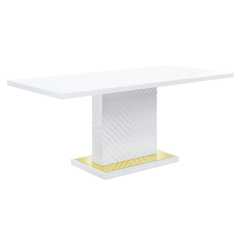 Gaines Dining Table W/Pedestal Base - DN01258