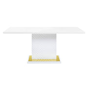 Gaines Dining Table W/Pedestal Base - DN01258