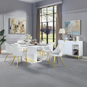 Gaines Dining Table W/Pedestal Base - DN01258