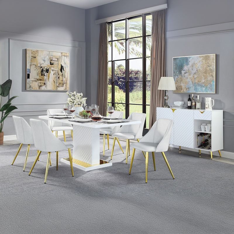Gaines Dining Table W/Pedestal Base - DN01258