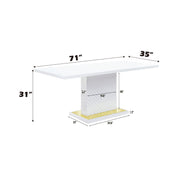 Gaines Dining Table W/Pedestal Base - DN01258